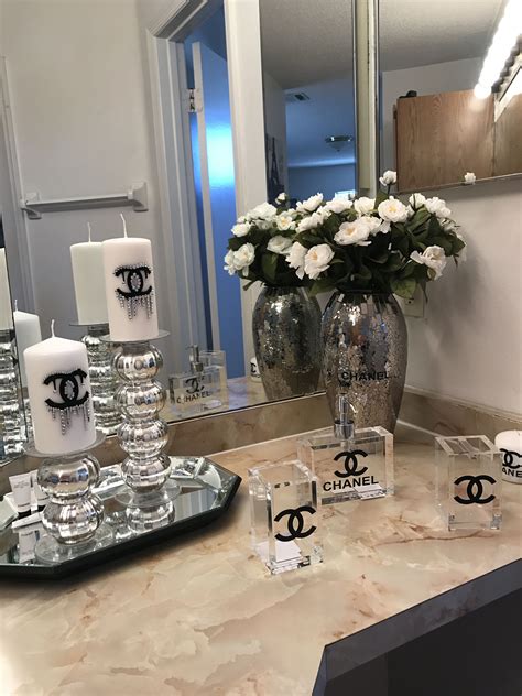 chanel decor living room|chanel inspired bathroom decor.